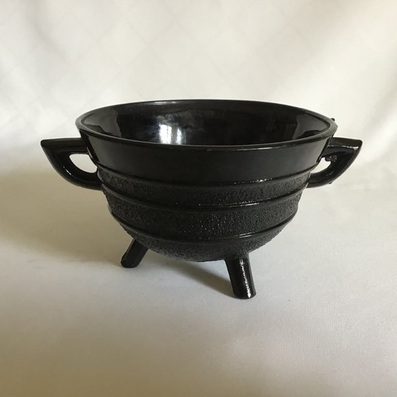 Vintage Black Amethyst Ebony Bowl Scrying/Gazing Bowl - Picture 6 of 8